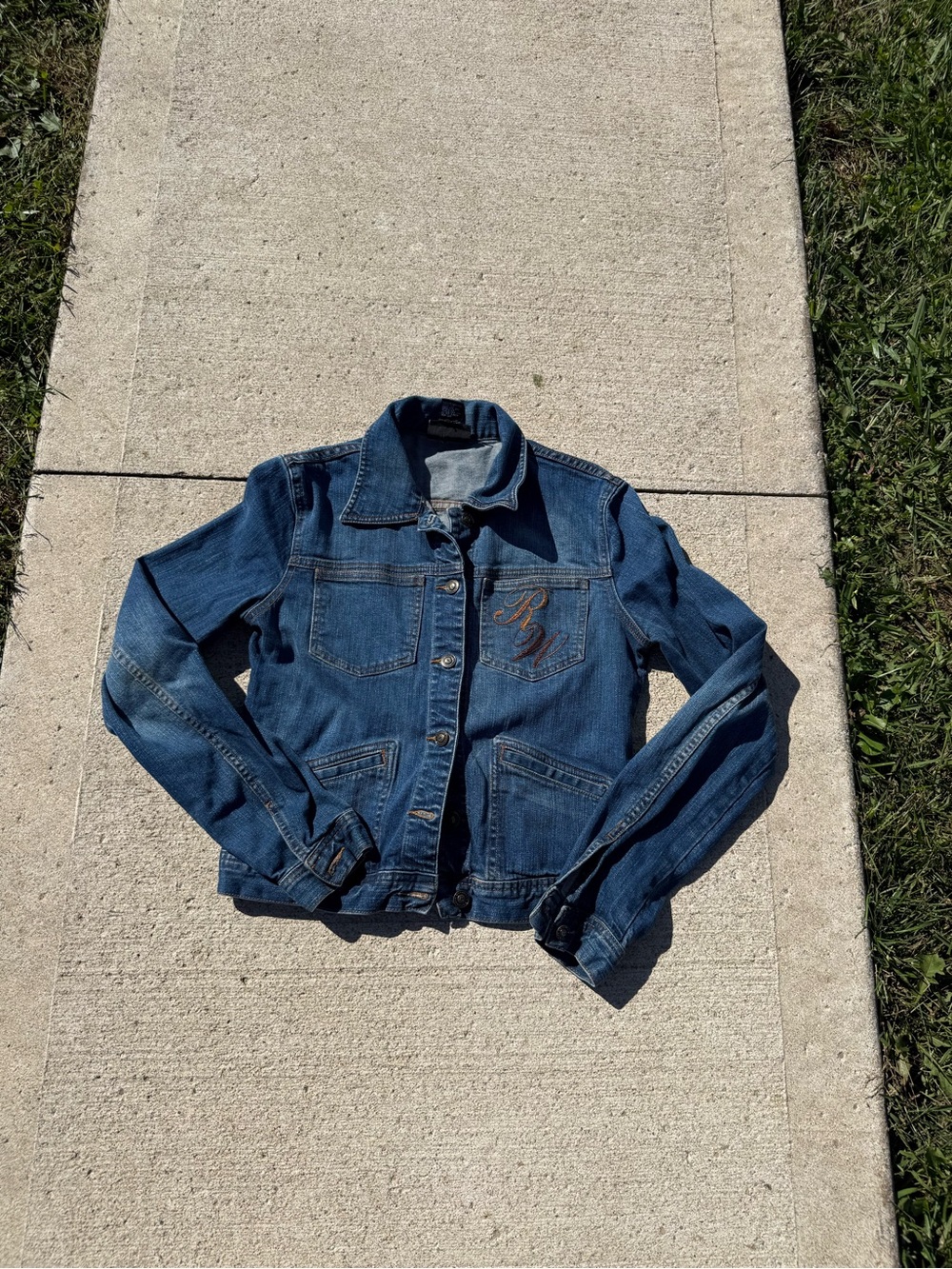 Vintage Rocawear embroidered Western Jean Jacket